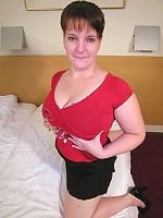 This naughty housewife loves to suck and fuck