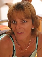 Horny housewife getting herself wet and wild