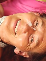 Granny prefers to be bent over and fucked hard in her wet pussy by a strong young man