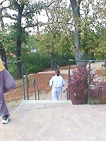 He pounds her granny pussy after bringing her home and the old babe loves his enthusiasm