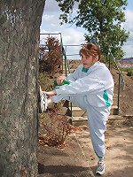 His cock slides into her from behind and the ancient babe moans and looks fucking awesome