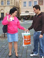 Mature tourist is picked up by a young man and fucked hard back at his place