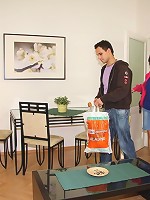 Mature tourist is picked up by a young man and fucked hard back at his place